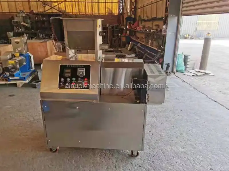 Stainless steel small scale business commercial electric motor corn grits puff extrudersnack making machine