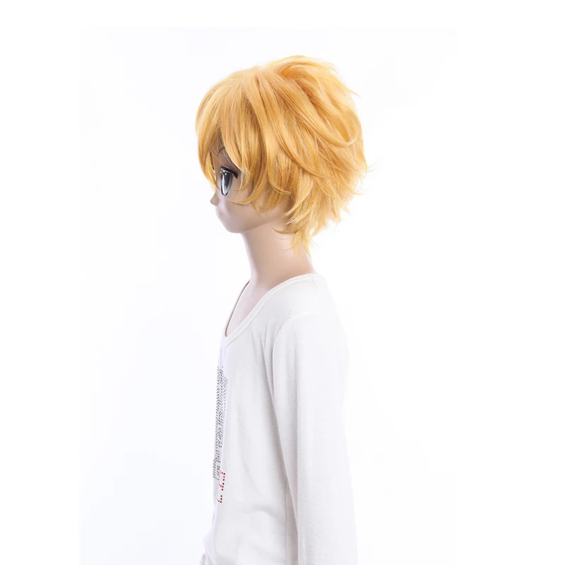 Японский мистический архив анталийского аниме-сериала парик Хью Энтони Дисвард короткий синтетический для косплея