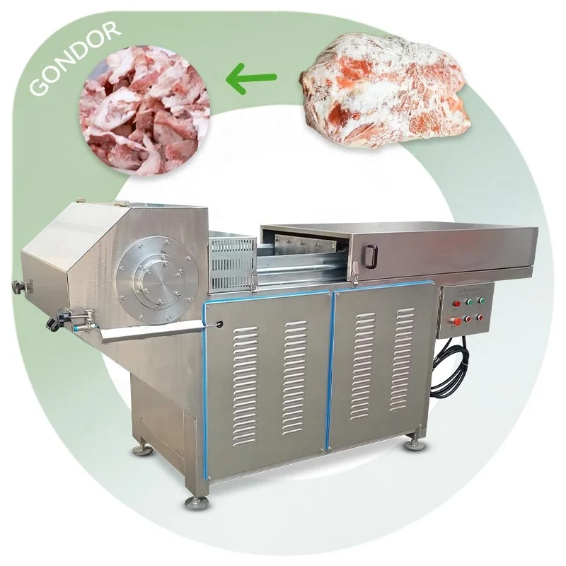 Crusher For Frozen Chicken Meat Chunk Cutter Block Breaker Planer Industrial Flaker Machine
