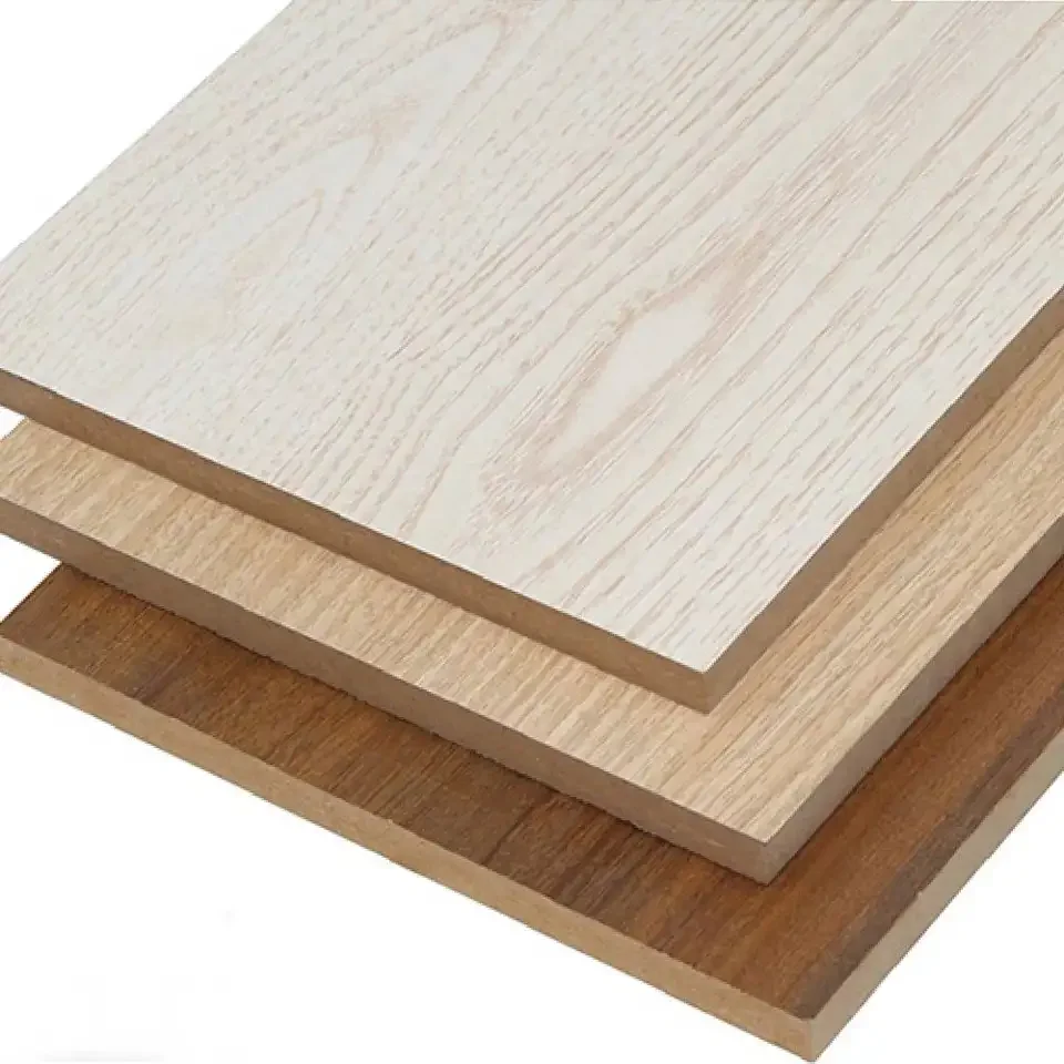 Made in china melamine mdf 18mm*1220*2440 with melamine paper veneered mdf for student desktop melamine mdf