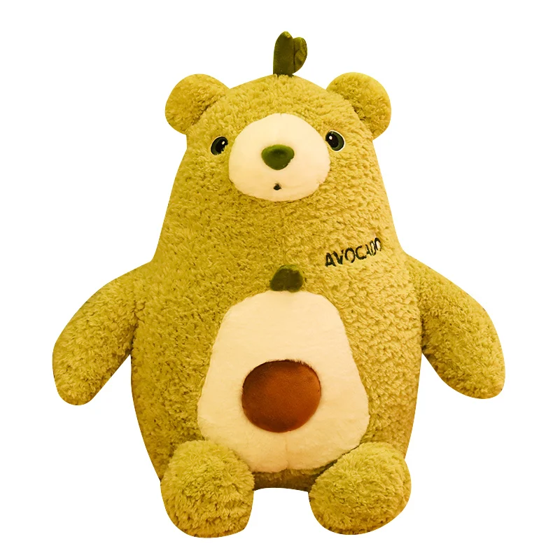 China Factory wholesale 25cm plush toys cute and fun avocado bear stuffed animals for kids