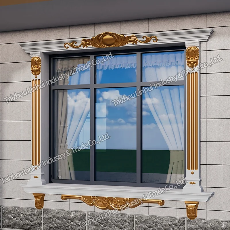 Factory Sale Top Quality concrete mould decorative exterior window door sill frame moulding cement plastic molding building mold