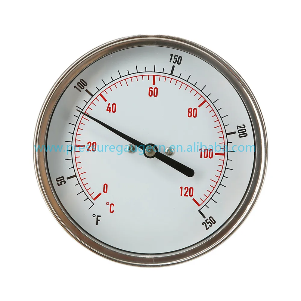 Cooking industrial bimetal thermometer temperature gauge price