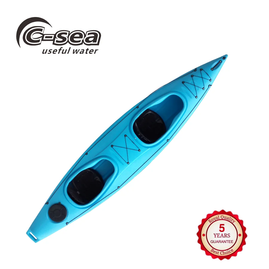 New standard plastic Touring kayaks Double sit in peddal kayaks