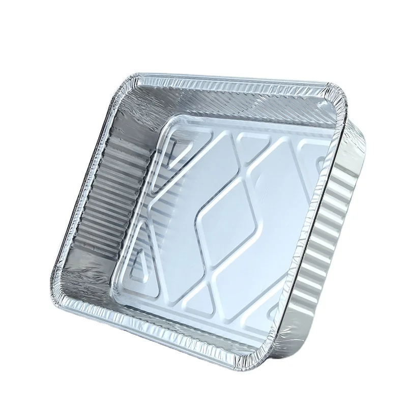 200 pack 31x21 cm aluminum foil pans disposable grill trays oven liners high quality factory price wholesale aluminum container