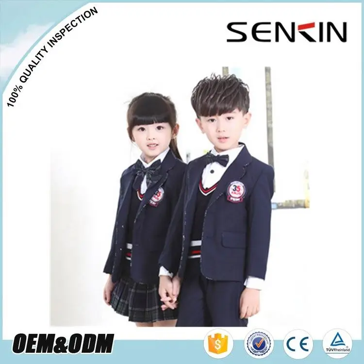 Nicole Hot Sale Kindergarten School Uniform Korean Winter School Girls Uniform Pictures