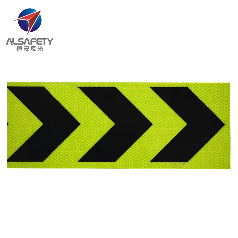 Save 50% certificated AHP1000-high intensity prismatic reflective sheet-fluorescent yellow-green reflective film roll