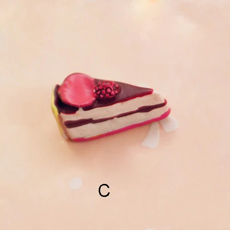 Бесплатная доставка Очаровательное украшение в виде шоколадного радужного торта аксессуары для поделок из смолы «сделай сам» подвески кабошоны украшения