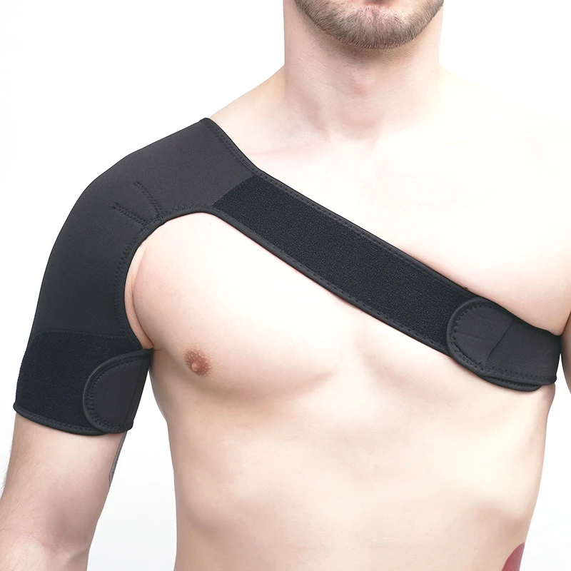 OEM logo Compression Neoprene Protective reliable reputation Shoulder Support Sport Men Adjustable Shoulder Brace For Injuiry