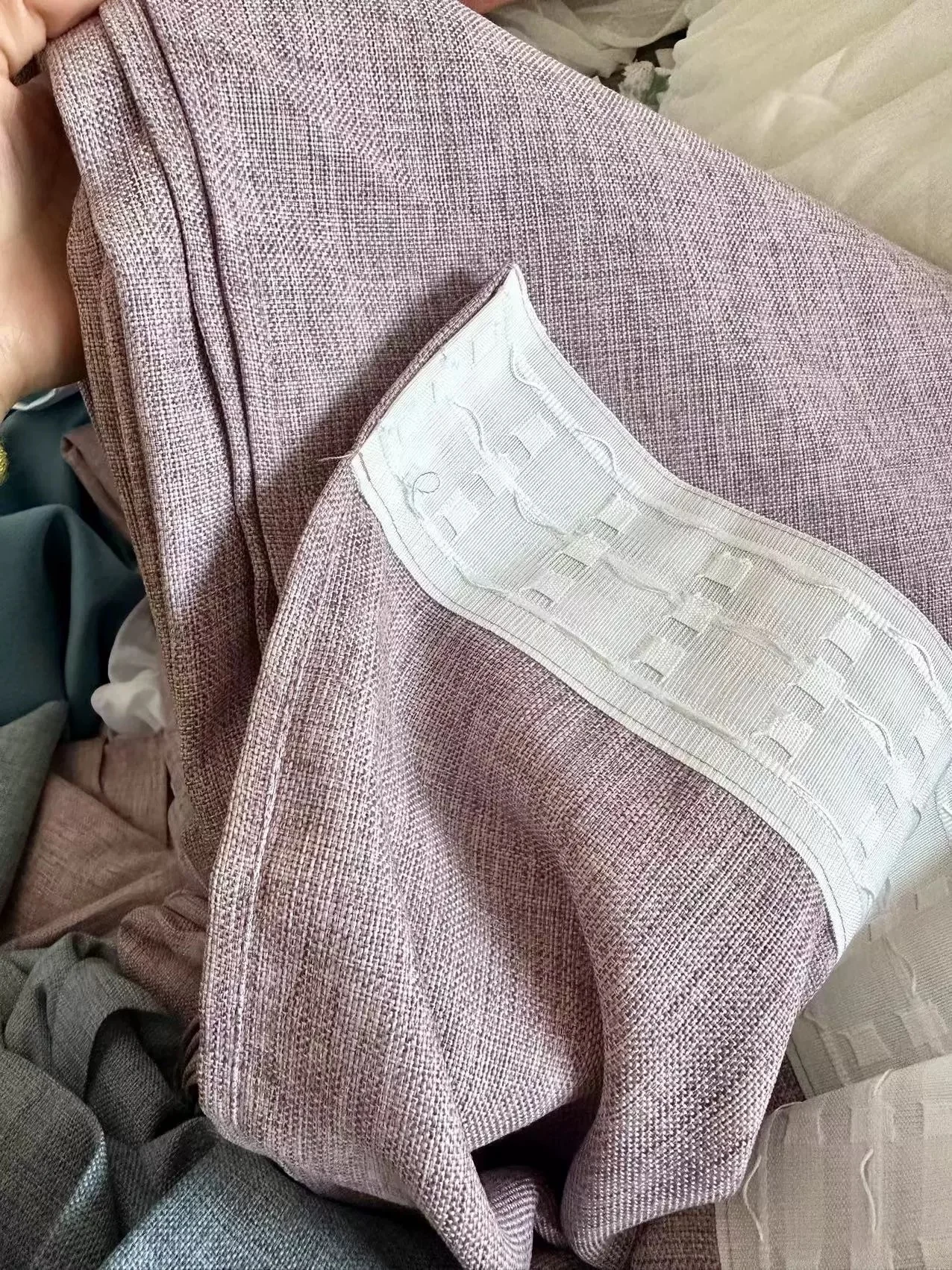 Ready-Made 100% Pure Linen Gauze Sheer Curtain Lightweight