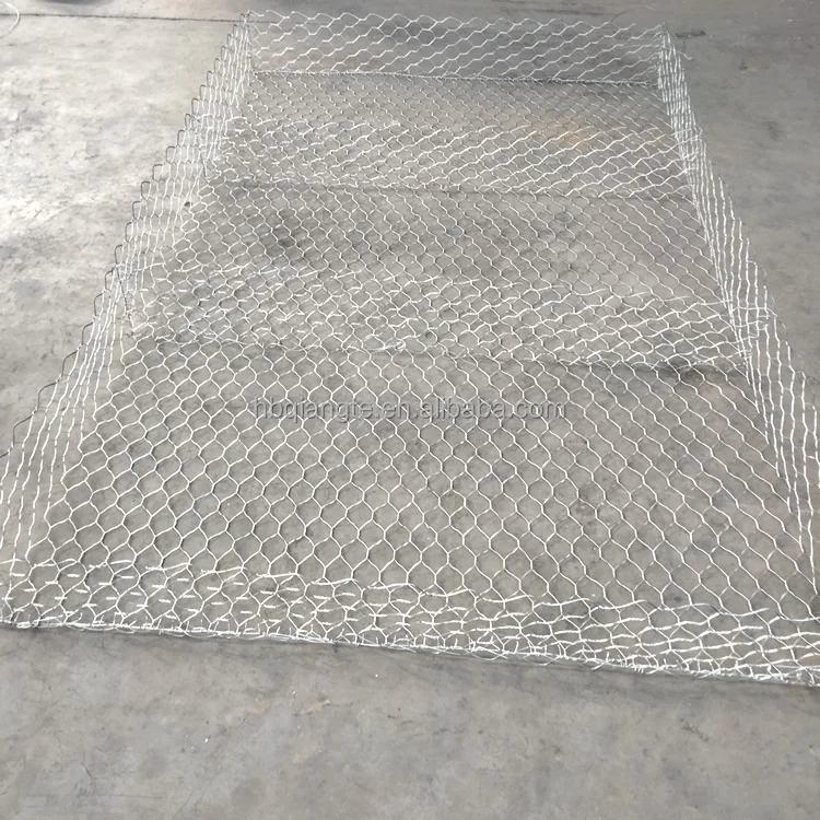 2.2x2.7mm 60x80mm double twisted hexagonal wire mesh how much gabion mattress