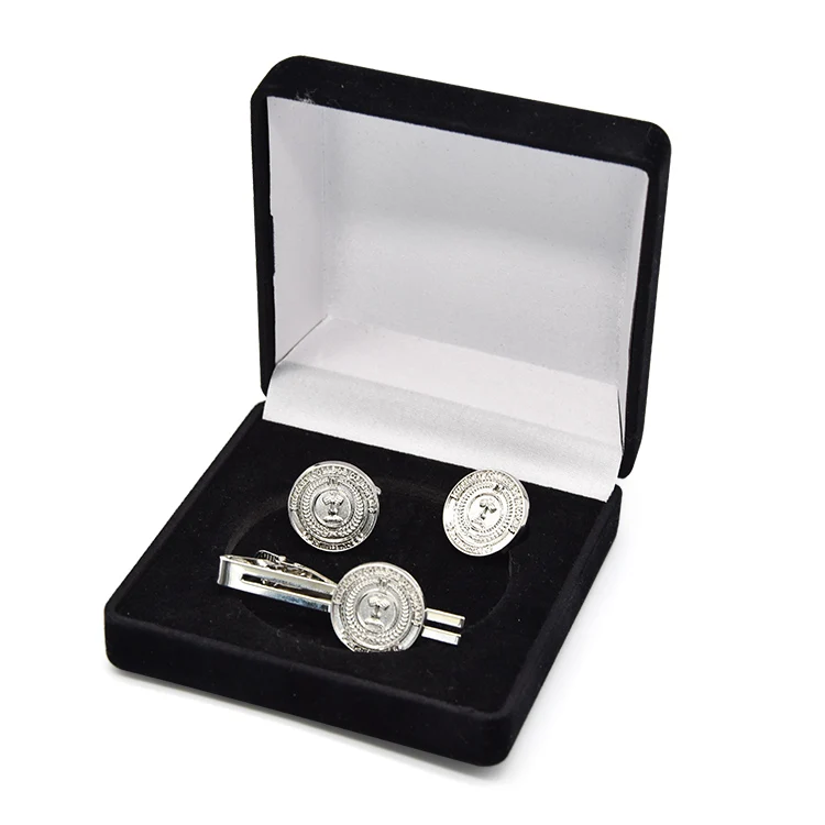 Рекламные подарки, изготовление запонок для мужских рубашек, пара и зажимы для галстука в коробке