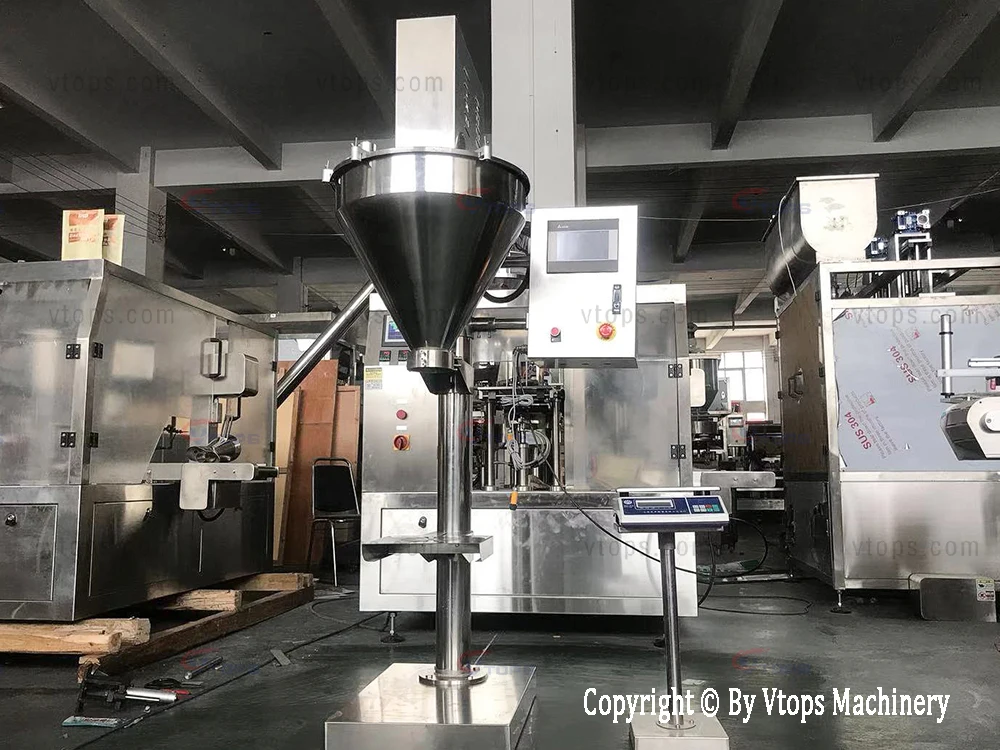 ABC Dry Chemical Powder Semi Automatic Vertical Auger Type Powder Filling Machine