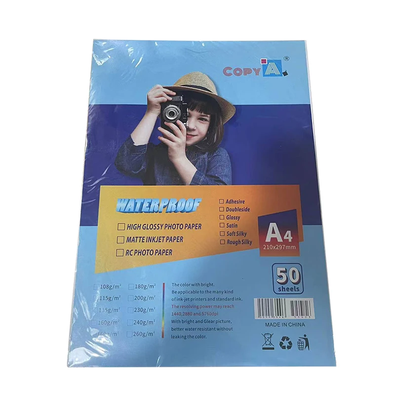 Best Quality Professional Glossy Photo Paper Double Sided 115g 135g 180g 200g 230g A3 A4 Size High Glossy Photo Paper