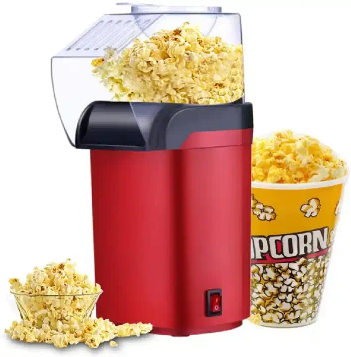 110v 220v 1200w Pop Corn Machine Electric Automatic Hot Air Mini Popcorn Maker