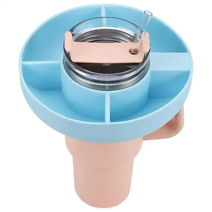 New Hot Food Grade Silicone For Stanly Cup Stadium Tumbler With Snack Bow