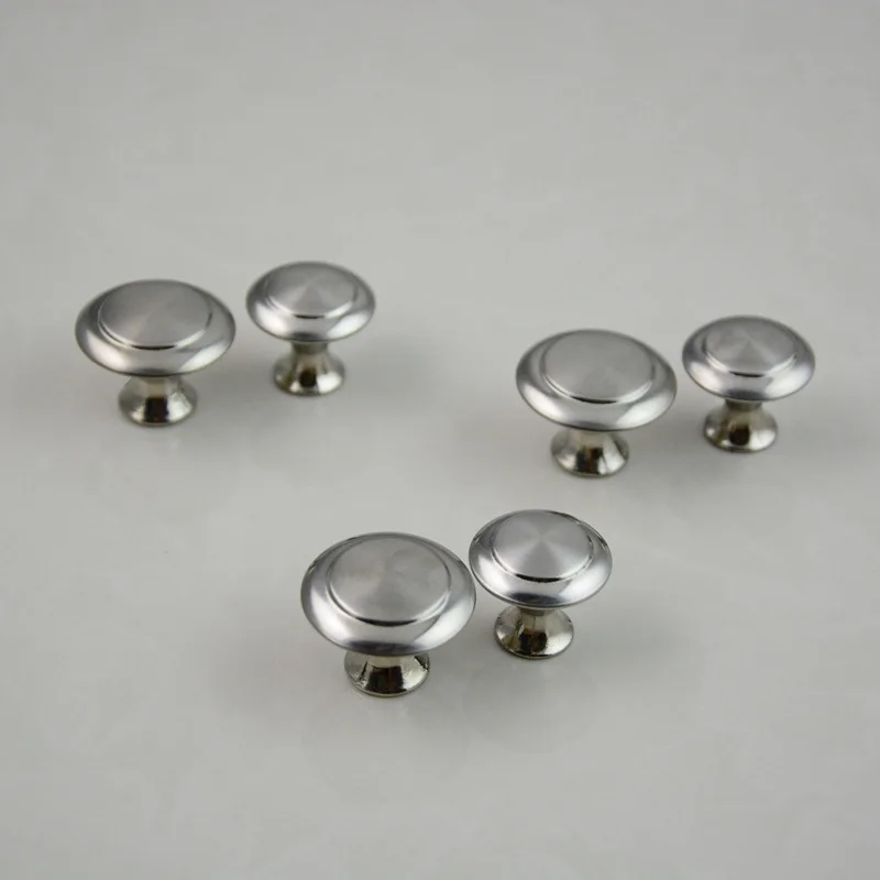 Metal Cabinet Hardware Round Knob,  Single Hole Round handles and knobs for kitchen cabinet