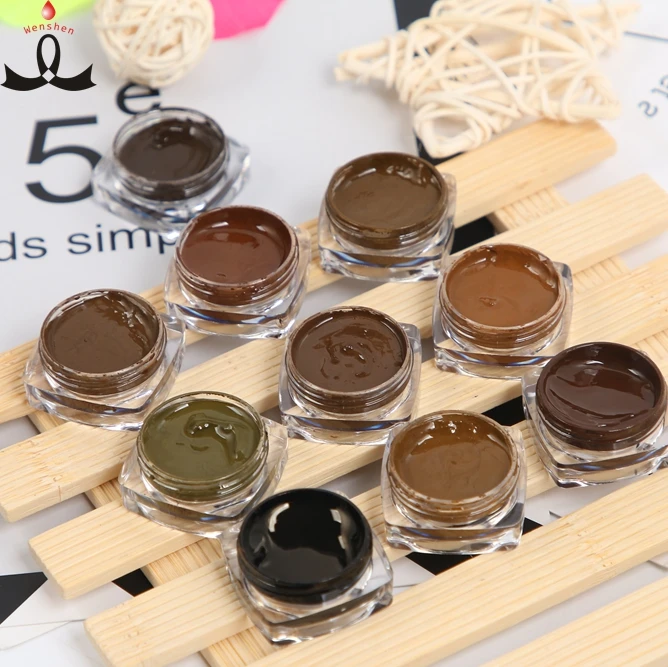 WSPMU Free Sample 3ML Lushcolor Factory Cream Pigments Cosmetic Tattoo Ink for Microblading and Microshading