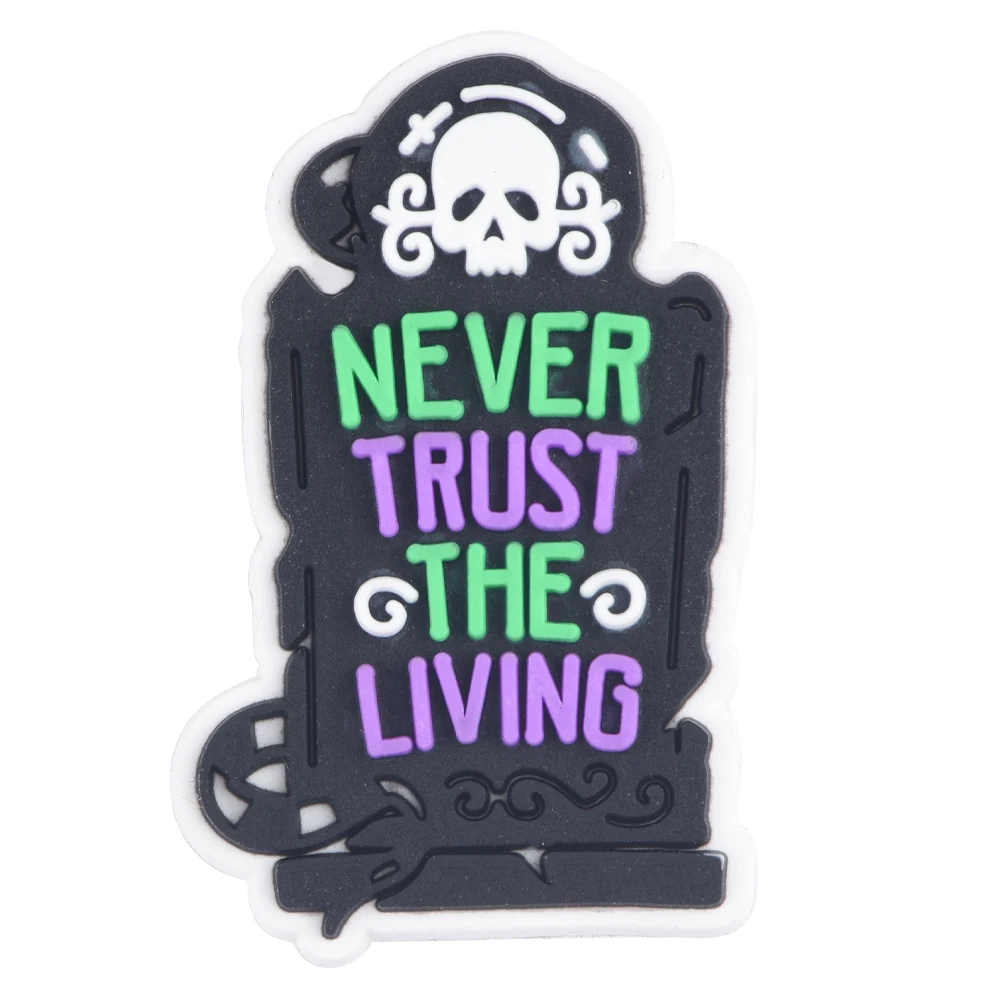 horror movie character beetlejuice charms custom pvc shoe charms for gifts