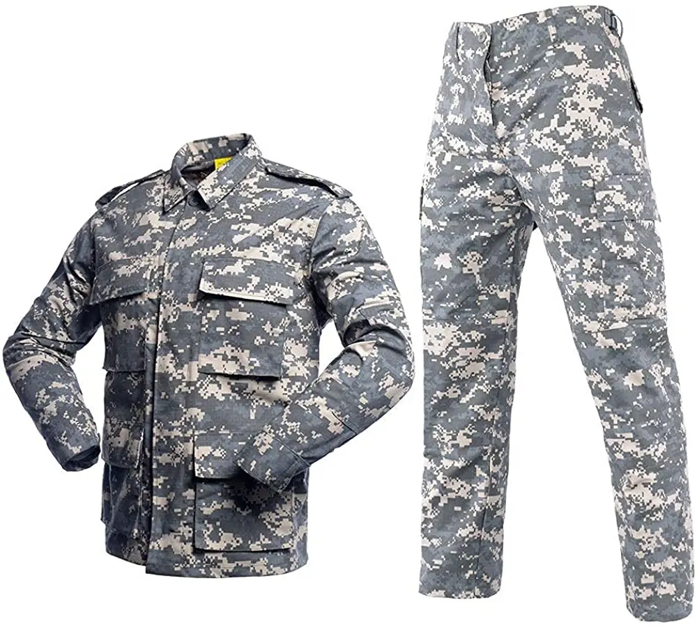 Military fan outdoor tactical combat uniformACU camouflage set clothing custom police military uniform set