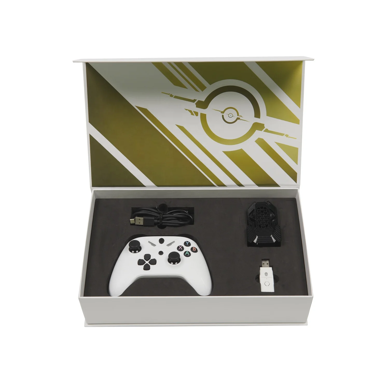 Wholesale Custom  design Consumer Electronics gift Box full color printing game machine Magnetic gift box with EVA insert