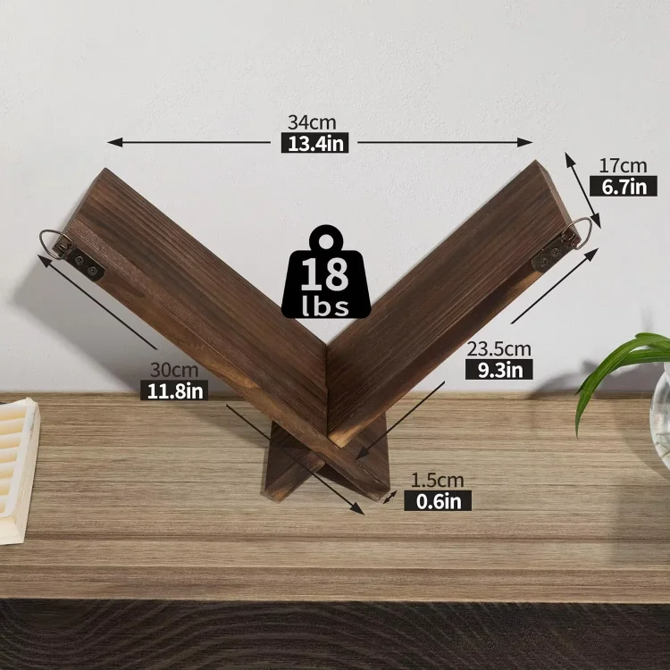 Adjustable Float Wood Floating Shelf Desktop Book Storage Organizer Shelves For Small Spaces Hanging Wall Mounted Shelves