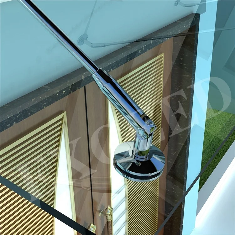 304 Stainless Steel Front Door Glass Canopy for Hotel