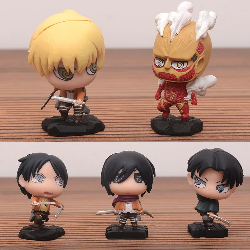 Hot Sales Figure Dolls Customized OME PU Vinyl Toys Pvc Plastic Mini Attack on grant Toys Anime Figure Action Figure