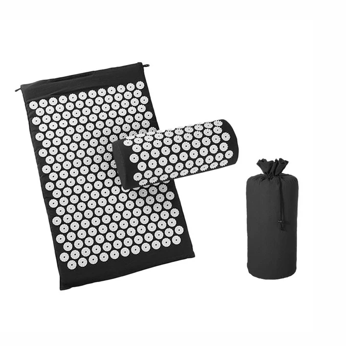 Cyber Acupuncture Foot Massager Mat acupressure Mat And Pillow Muscle Relaxation Pillow Set