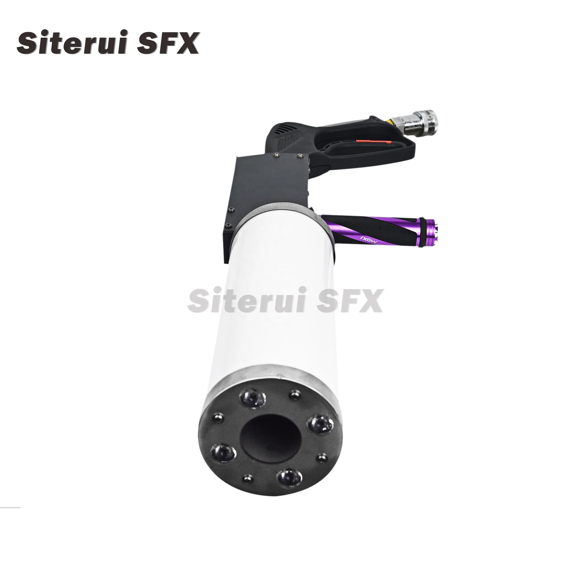 SITERUI SFX LED CO2  Pistol with 3 meter Hoses hand-held 20W stage effect DJ led Co2 Gun Cannon spray 6-7m