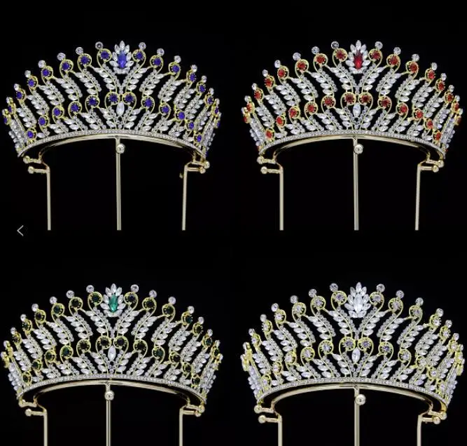 Rhinestone Crowns And Bridal Jewelry Sets Rhinestone Crown Hair Tiaras Wedding Display