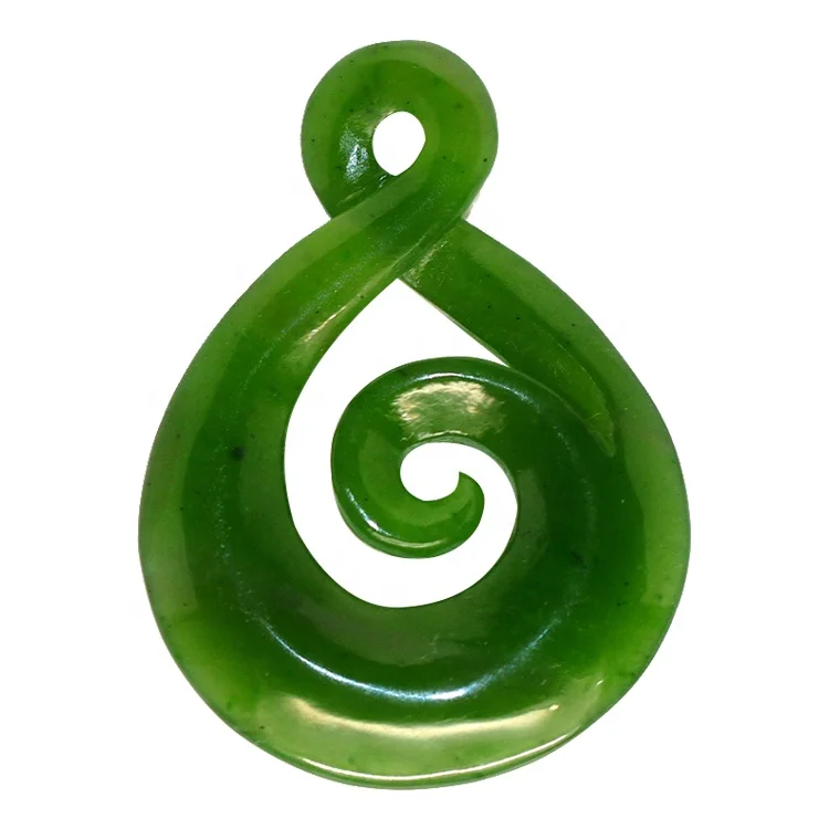 jade manufacturer new fashion jade jewelry wholesale maori design nephrite green jade pendant