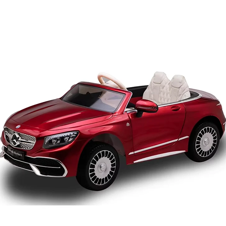 Licensed  Mercedes-Maybach  S650 Cabriolet 12V Electric Ride-On Car for Kids Battery-Powered Child Toys rechargeable battery