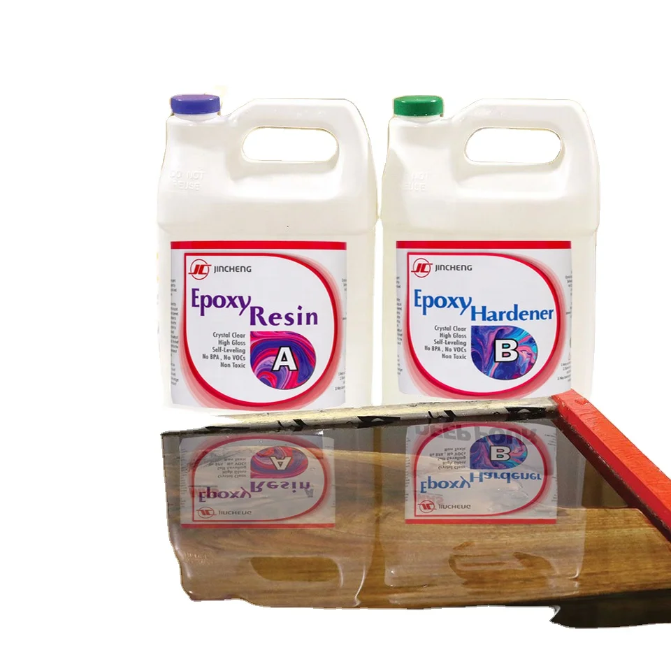 Набор 3 GL комплект литой смолы 2-4 дюйма устойчивая к ультрафиолетовому воздействию безопасная для пищевых продуктов эпоксидная смола без пузырьков низкая вязкость и покрытие из дерева