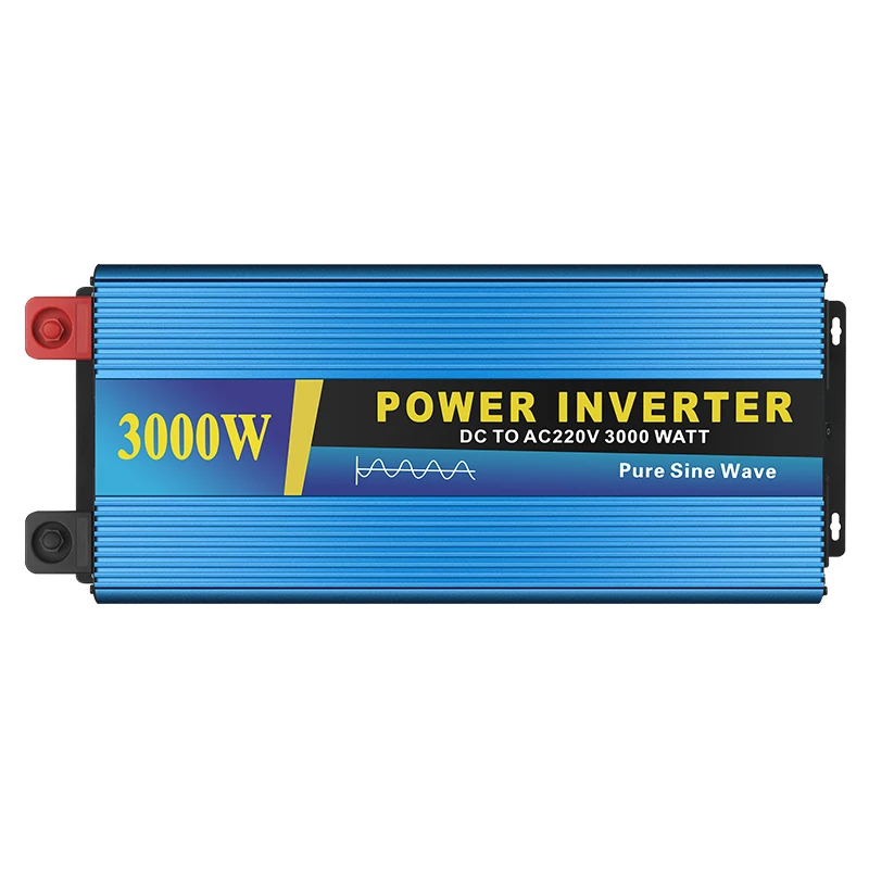 3000W fully power Pure Sine Wave  12V 24V To 220V AC Converter Inverter power inverter