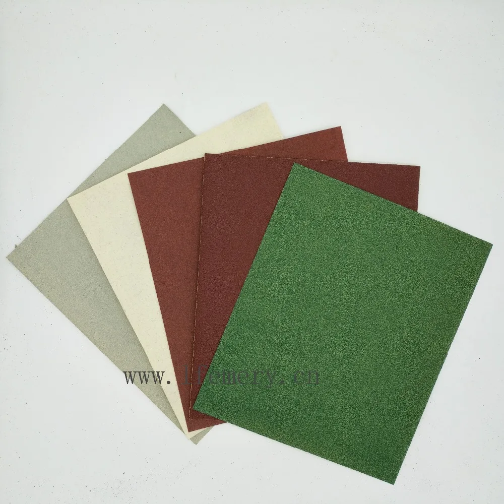 Kraft paper waterproof Polishing abrasive paper sheet black sanding #60-#2000 sand paper water sandpaper