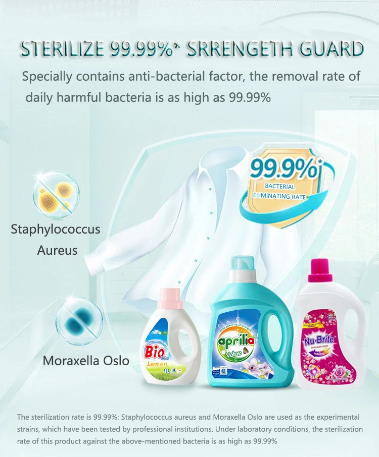 Wholesale Bulk Super Clean Detergent En Liquid Laundry Detergent Liquid Factory for Washing Clothes