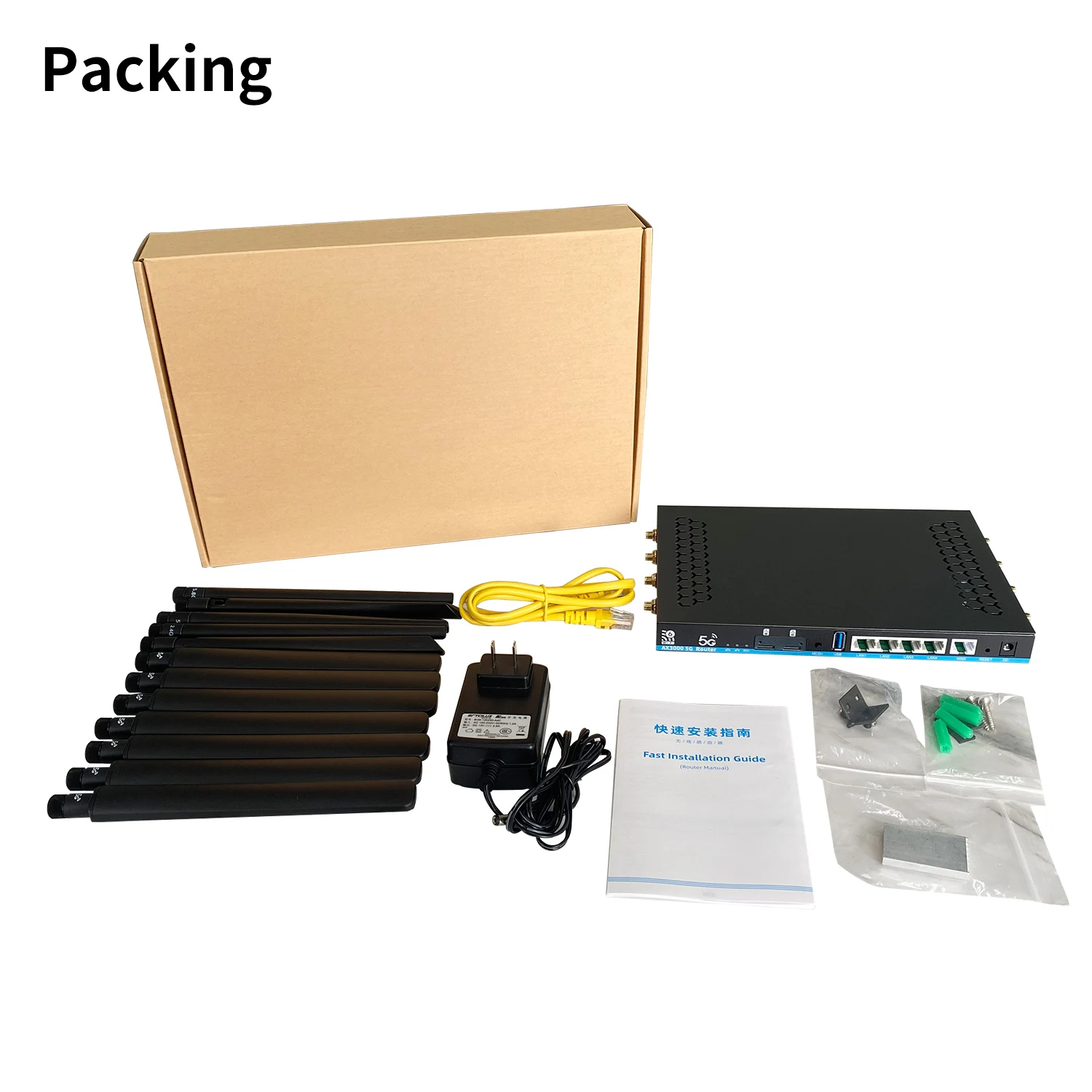 Gigabit dualband MT7981B chipset 3000Mpbs 802.11ax/ac 4G/5G WiFi 6 router with sim card slot