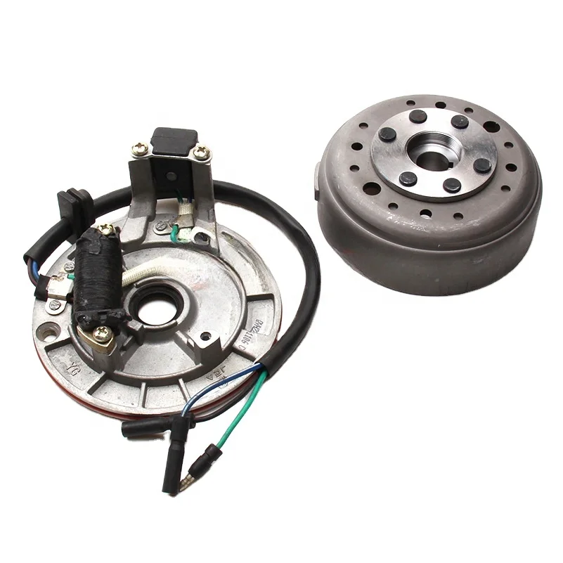 LINGQI Motorcycle 140Cc Engine Parts Coil Stator Rotor Flywheel Magneto Assembly For YX140 Yinxiang Motocross Accessories