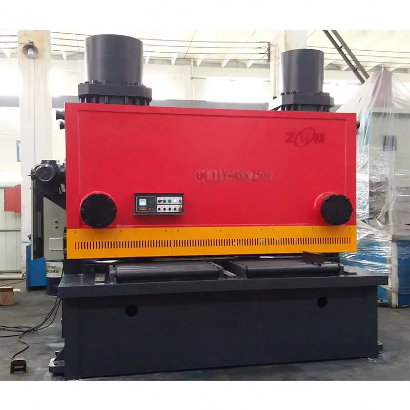 Hydraulic Sheet Plate Guillotine Shear 6x2500mm CNC Cutting Machine for Sheet Metal