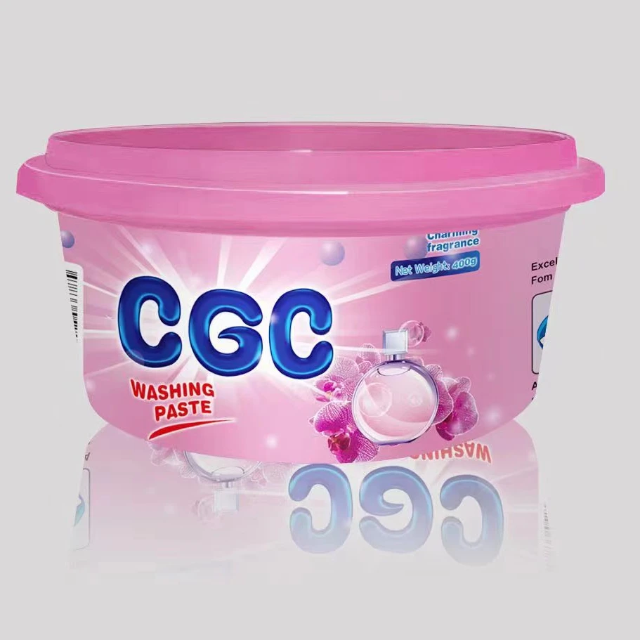 CGC dishwashing paste with lavender lemon lime orange perfume white dish washing cake cream solid soap kitchen detergent liquid