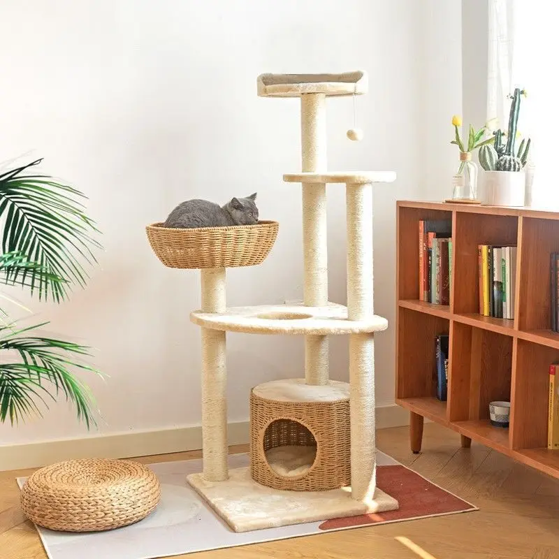 Kingtale Pet Accessories Trending Products 2024 New Arrivals Pet Manufacturers Cats Tree Cat Tower For Cat