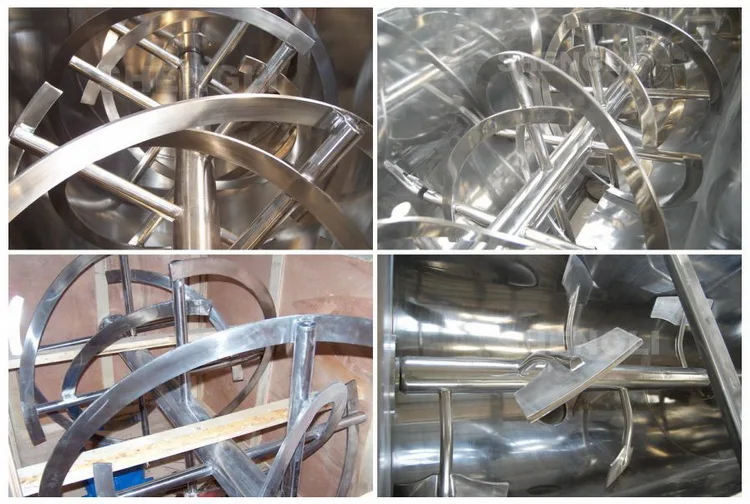 Mixing Equipment Horizontal Ribbon Mixer Mixing Machine For Protein Powder / Food Powder