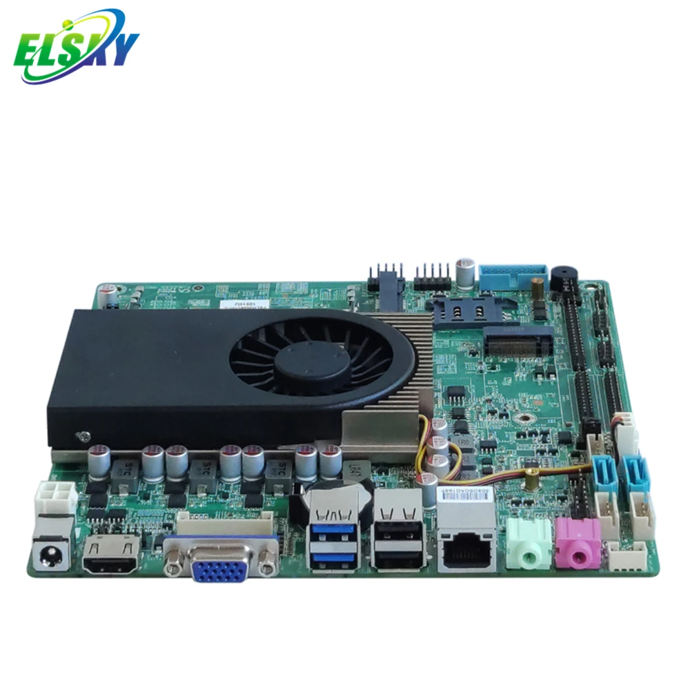 Hot sale 10th  I3 10110U  I5 10210U  I7 10510U motherboard  2*DDR4 ram 2133/2400 Max.64GB RAM VGA HD-MI LVDS EDP DP UHD Graphics