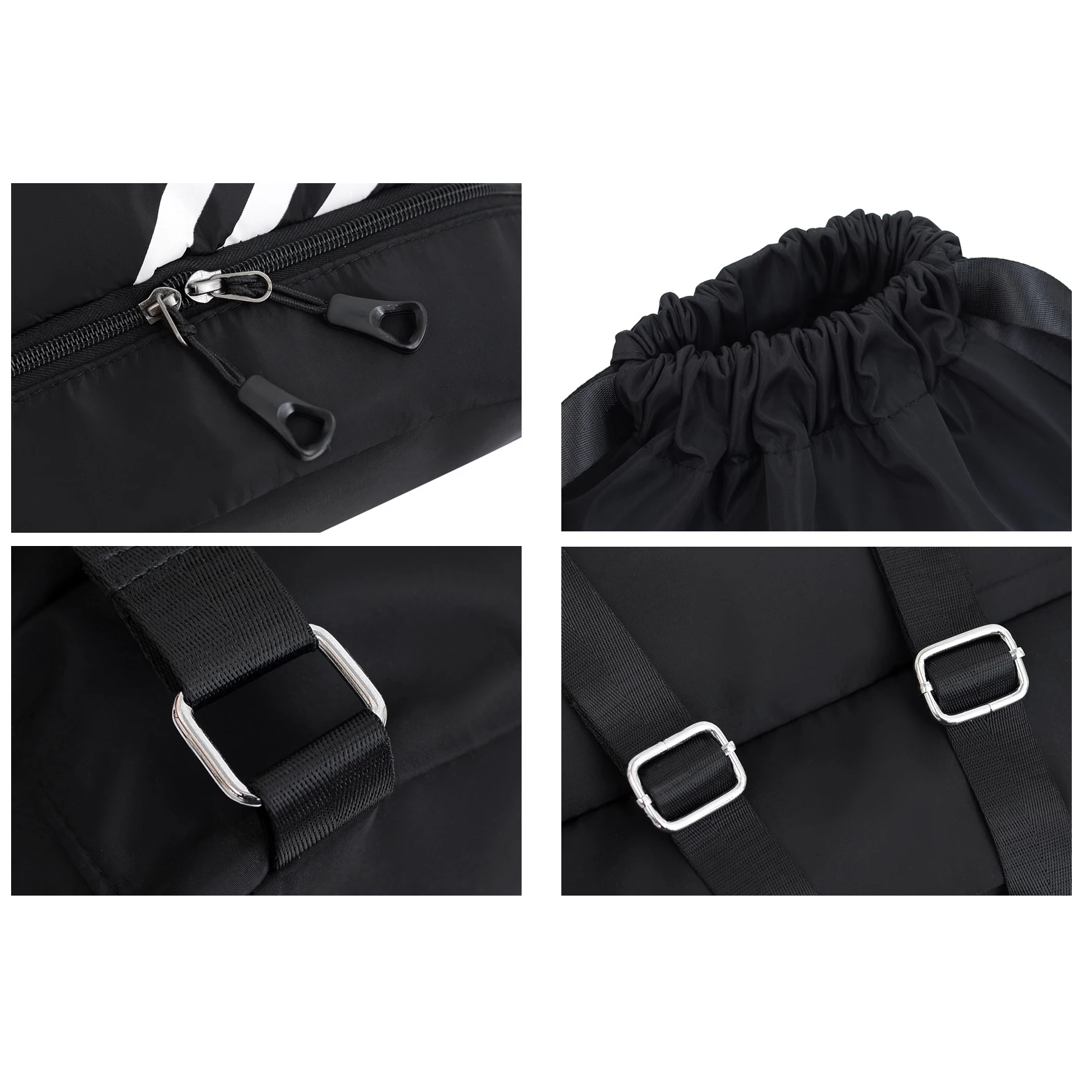 Factory Customizable Nylon Waterproof String Bag Draw String Sport Gym Bag Basketball Drawstring Backpack