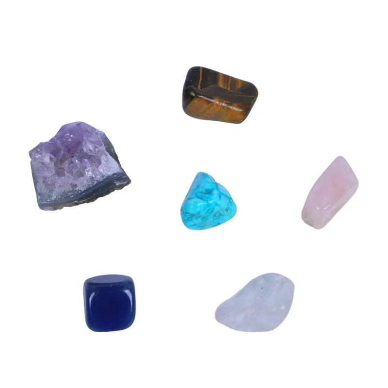 2023 Hot Selling Educational Toy Science Kits Child Excavation 6pcs Gemstone Dig Kit Archaeological Toy