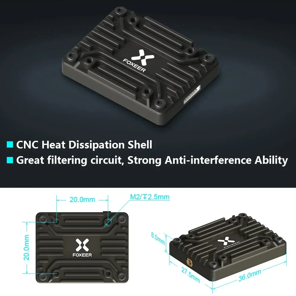 Foxeer 5.8G Reaper Extreme 1.8w VTX Video Transmitter FPV Freestyle Racing Drone Accessories fpv drone vtx