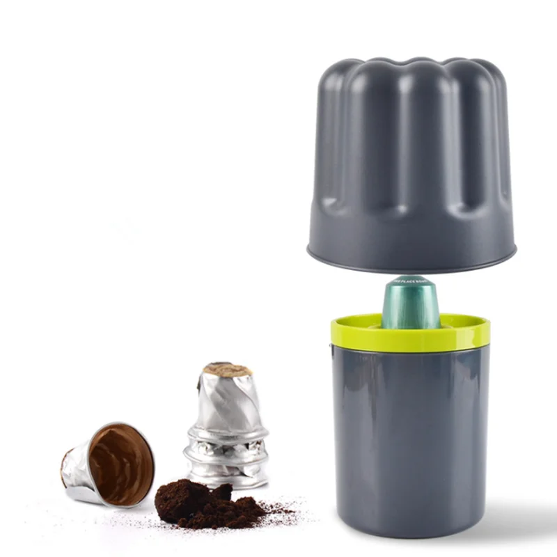 New Product Ideas 2023 Coffee Pod Recycler Tool Ecopress Dualit Aluminum Capsule Recycling Coffee Capsule Opener