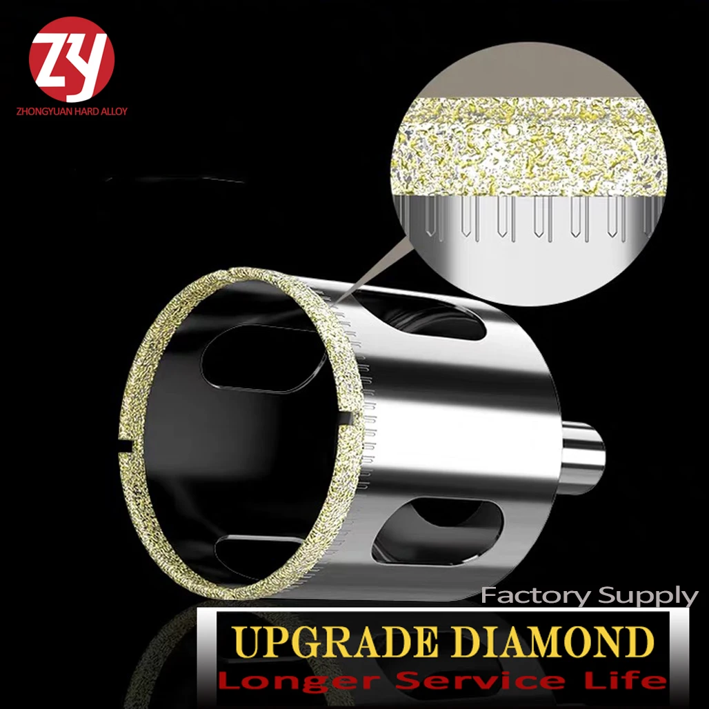 
Smooth Durable Hole Cutter Glass drilling Hole saw drill bit Diamond Core Drill Bit 
