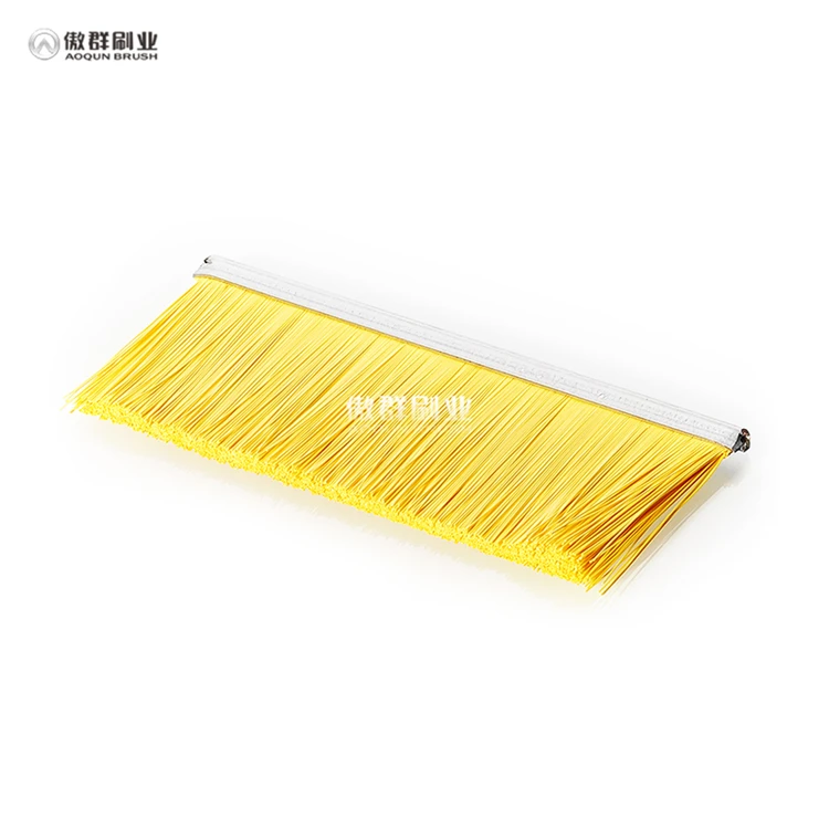 Escalator Safety Black Nylon Bristle Strip Brush